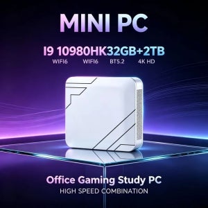 2026년형 강력한 미니 PC 코어 i9 10980HK 16GB 램 대용량 SSD WiFi 6 블루투스 5.2 4K 출력 홈 오피스 미니 컴퓨터 호스트