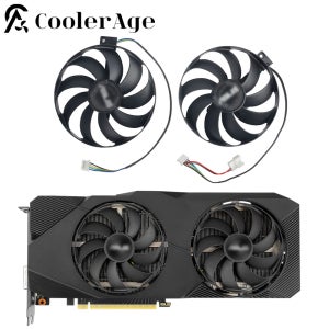 87MM T129215SU 비디오 카드 냉각 팬, ASUS RTX 2060 Super 2070 2080 2080super DUAL EVO 고급 그래픽 카드 냉각 팬