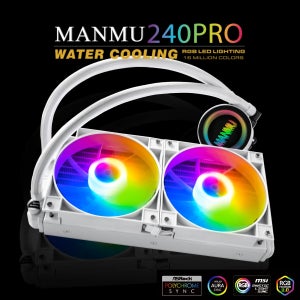 MANMU 240mm 수냉식 CPU 쿨러 CPU 워터 쿨러 AIO 수냉식 CPU 쿨러