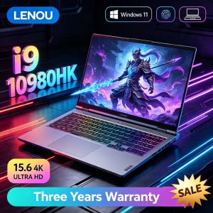 LENOU 15.6인치 FHD 울트라 슬림 노트북, 인텔 코어 I9-10980, 32GB RAM, 2TB NVMe SSD 윈도우 11 게이밍 및 가정용 휴대용 노트북