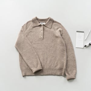 Yak Wool Collar Knit (Beige)