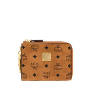 MCM 프린트 캔버스 아렌 카드 홀더 MYAGSTA01 CO 여성