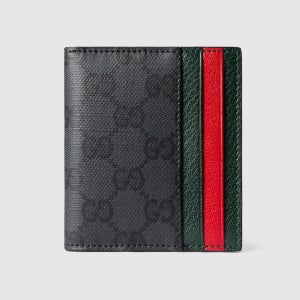 [구찌] GUCCI 웹 카드 슬롯 남성 반지갑