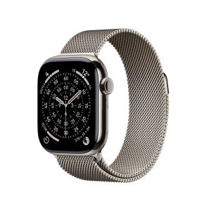 [롯데백화점] Apple [택배 발송] 애플워치 11 셀룰러 42mm 내추럴 티타늄, 내추럴 밀레니즈 루프 LE1220171153