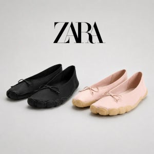 ZARA 자라 스포티 발레리나 슈즈 2컬러 한정 특가
