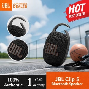 JBL 클립 5 휴대용 블루투스 스피커 (JBL 클립 5용) |   방수 방진 야외용 스피커 (1년 현지 보증)