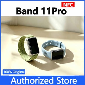 정품 HUAWEI Band 11 Pro 스마트 밴드 내장 GNSS AMOLED HRV 모니터 방수 피트니스 팔찌