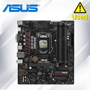 Asus B85M-GAMER 오리지널 데스크탑 마더보드 B85 소켓, LGA 1150 i7 i5 i3 DDR3 32G SATA3 USB3.0 Micro-ATX