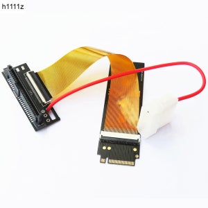U.2 인터페이스 U.2 to M.2 NVMe NGFF 키 M 키-M M2 어댑터 라이저 카드 컨버터 FPC 연장 케이블, 2.5 인치 NVMe U.2 SFF-8639 SSD용