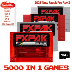 새로운 SD2 Fxpak Pro Rev.Z 게임 카트리지 5000 in 1 게임 (SNES 슈퍼 패미컴 JP/EU/US 16비트 비디오 게임 콘솔 SA1 RPG 게임용)