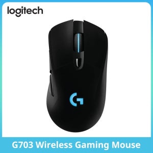로지텍 G703 LIGHTSPEED 무선 게이밍 마우스, HERO 25K, 25600 DPI, LIGHTSYNC RGB, e스포츠 에디션