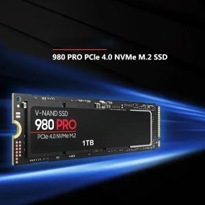 980Pro 1TB, 2TB, 4TB, 8TB SSD M.2 2280 NVMe 내장 SSD 드라이브 PCIe Gen 4.0x4 TLC 3D 하드 드라이브 (데스크탑 PC, PS5,