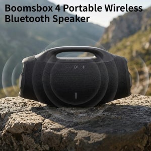 Boomsbox 4 휴대용 무선 블루투스 스피커 IP68 방수 서브우퍼 딥베이스 스테레오 야외 파티 음악 플레이어 사운드 박스