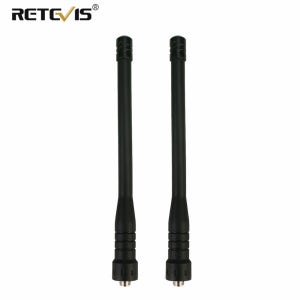 Retevis HA01 워키 토키 액세서리 Baofeng UV-5R/UV-82 Retevis H777/RT29 용 텔레스코픽 SMA-F 안테나 VHF/UHF 144/430Mhz