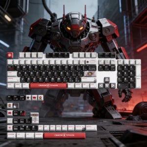 XVX Nuclear Power Side Printed Shine Through PBT 승화 키캡 138 키 IQUNIX EV63 마그네틱 스위치와 호환 가능