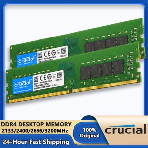 크루셜 메모리 데스크탑 RAM DDR4 16GB 4GB 8GB 3200MHz 2133 2400 2666MHz DIMM 288핀 PC4-21300 25600 19200 17000 N