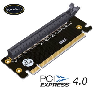 PCI Express 4.0 16X 라이저 카드 PCI-E-PCI-E 16X 슬롯 90도 커넥터 1U 2U 서버용 고속 PCIE X16 변환 어댑터