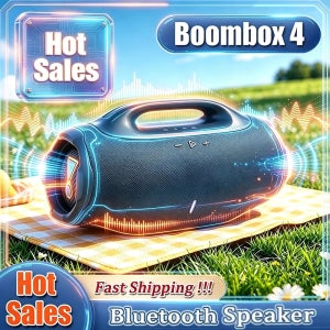 JBL Boombox4 고출력 무선 블루투스 스피커 - 가정용 KTV 파티 마이크용 고음량 야외 스포츠 블루투스 스피커
