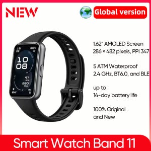 글로벌 버전 스마트 워치 화웨이 밴드 11 손목 스마트 밴드 1.62’’ AMOLED 스크린 스마트워치 심박수 스마트밴드