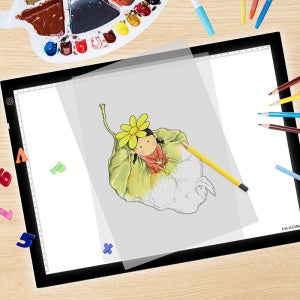 HUION A3 조정 가능한 LED 라이트 패드, 초박형 그래픽 드로잉 태블릿 복사 보드, 문신 스텐실 그림 추적 그림용
