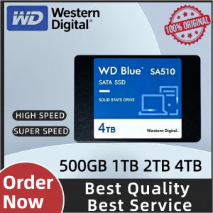 WD 블루 SA510 오리지널 2.5인치 SATA 3.0 내장 SSD 500GB/1TB/2TB/4TB 솔리드 스테이트 드라이브 데스크탑/노트북용
