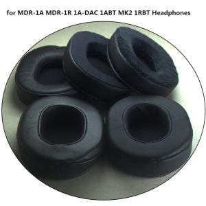 소니 MDR-1A MDR-1R 1A-DAC 1ABT MK2 1RBT 헤드폰용 양가죽 이어 패드, 교체용 메모리 폼 이어 패드, 고품질 5.29