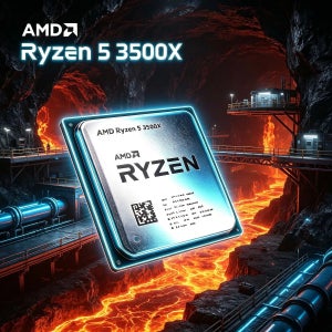 AMD 라이젠 5 3500X R5 3500X CPU AM4 프로세서 7NM 3.6GHz 65W L3=32M 6코어 6스레드 100-000000158