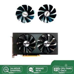 사파이어 라데온 RX 470 480 580 570 그래픽 카드용 새 듀얼 볼 팬 95MM 4PIN CF1015H12D