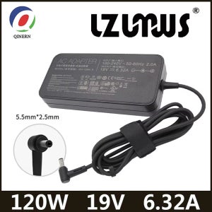19V 6.32A 5.5*2.5mm 120W 노트북 어댑터 AC 전원 공급 장치(Asus PA-1121-28 N750 N500 N53S G50 N55 충전기)