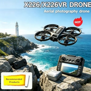오리지널 X226 X226VR FPV RC 드론 접이식 UAV 쿼드콥터 5G WIFI 8K HD 듀얼 전문가용 카메라 대형 화면 원격 조종 항공기