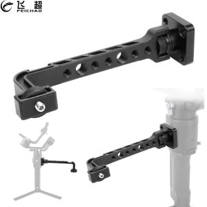 360 조정 가능한 모니터 장착 확장 브래킷 지지 홀더 DJI Ronin S SC Zhiyun WEEBILL Stabilizer 용 콜드 슈 1/4 3/8