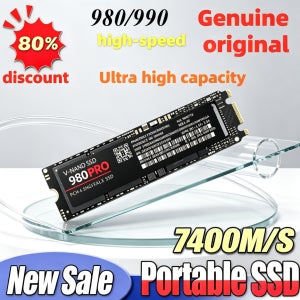 오리지널 980 990Pro M.2 Sata SSD NVME 1TB 초고속 전송 NAND 울트라북 태블릿 컴퓨터용 내장 하드 드라이브