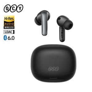 QCY 블루투스 이어폰 HT21 MeloBuds N65 AI 적응형 소음 제거 60dB ANC 무선 이어버드 고해상도 LDAC 공간 음향 50H
