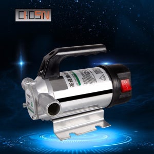 50리터/분 12V/24V/220V 소형 자동 주유 펌프 12V 전기 자동 연료 이송 펌프 (오일/디젤/물 펌핑용)