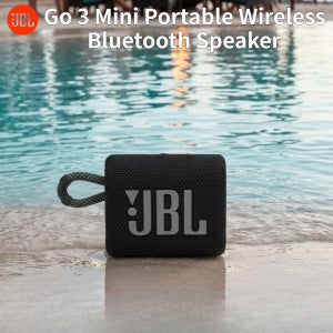 JBL Go 3 미니 휴대용 무선 블루투스 스피커 IP67 방수 스포츠 딥베이스 사운드 야외 캠핑 해변 파티 서브우퍼
