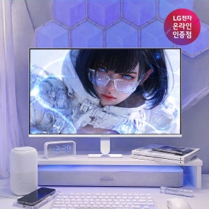 LG전자 LG G4 32G403BW 144Hz FHD 1ms MBR 3면슬림베젤 화이트 게이밍모니터