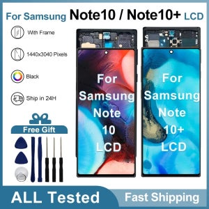 삼성 갤럭시 노트 10 노트 10 플러스 TFT 디스플레이 터치 디지타이저 어셈블리 SM-N970U SCV45 교체 부품용 고품질