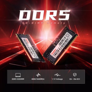 KingSpec 노트북 SODIMM 메모리용 SO-DIMM 메모리, DDR5 RAM 메모리, 8GB, 16GB, 3200MHz, 4800Mhz, 5600Mhz, DDR4
