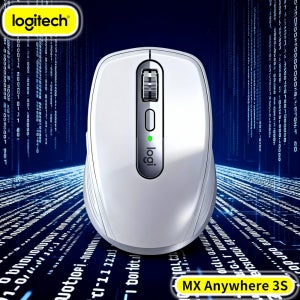 프리미엄 로지텍 MX 애니웨어 3S - 8K DPI 글래스 트래킹, 맥스피드 스크롤, 무소음 클릭, USB-C 퀵차지 (캠퍼스/사무실용)