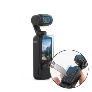 DJI 오즈모 포켓4 포켓3 카메라 렌즈, 액정 강화유리 보호필름,Pocket3 전용 액세서리