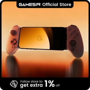 GameSir G8+ MFi 스마트폰 게임패드 홀 이펙트 모바일 게임 컨트롤러 (아이폰 15, 16, 17 시리즈, 아이패드 및 안드로이드 폰용)