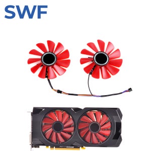 XFX RX 570 580 RX 비디오 카드 쿨러 팬용 85MM FDC10U12S9-C RX570 RX580 그래픽 카드 냉각 팬