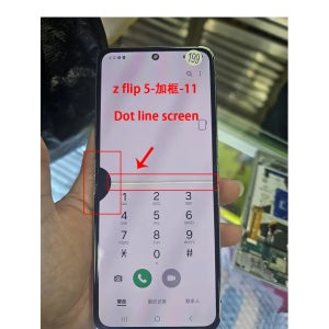 삼성 Z 플립 5용 AMOLED LCD 결함, 전면 스크린용 터치 글래스 전체, Z 플립 5 디스플레이 터치 디지타이저