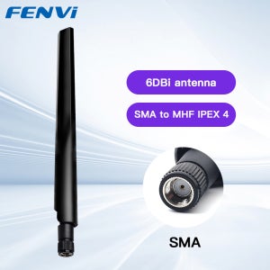6DBi WiFi 안테나 케이블 PC 데스크탑용 PCIE 무선 어댑터 WiFi 카드용 듀얼 밴드 2.4G/5GHz RP-SMA 커넥터