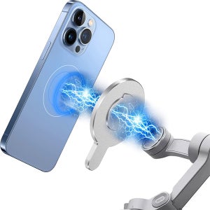 DJI Osmo Mobile OM 7/7P/6/ 5/OM4 SE용 자기 전화 마운트 Magsafe 브래킷 분실 방지 홀더용 핸드헬드 안정기 알루미늄