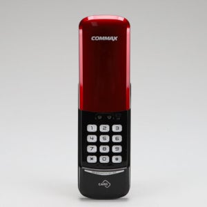 코맥스 디지털도어락 현관문도어락 현관도어락 번호키 교체 설치 CDL-500S  레드  1개  설치/분리 가능