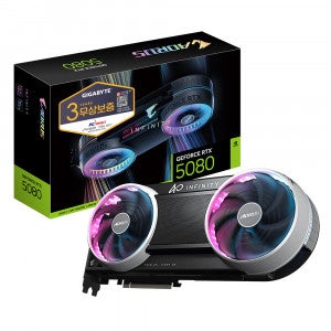 GIGABYTE AORUS 지포스 RTX 5080 INFINITY D7 16GB 피씨디렉트