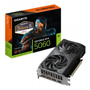 GIGABYTE 지포스 RTX 5060 WINDFORCE MAX OC V2 D7 8GB 피씨디렉트
