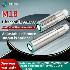 GM1875 10-30V 감지 범위 1000MM arduino 보호 등급 IP65 초음파 센서 NPN NO NC PNP NO NC