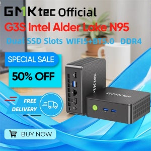 GMKtec NUCBOX G3S 미니 PC 인텔 알더레이크 N95 윈도우11 프로 미니 PC 8GB DDR4 128/256GB PCIe M.2 SSD WiFi 5 BT5.0 데스크